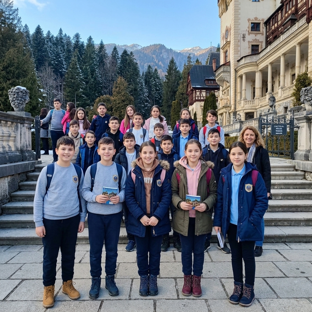 Excursie la Sinaia - clasa a VI-a